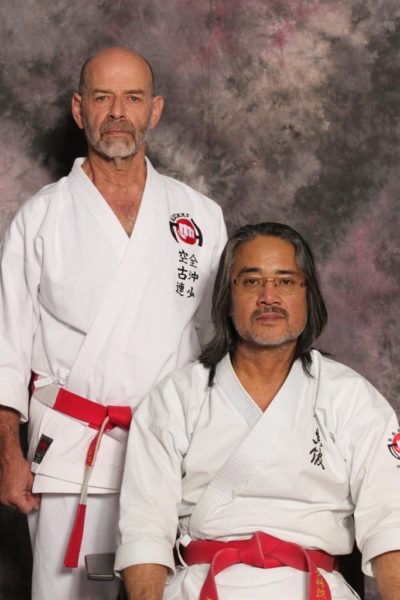 Hanshi Ader with Kaicho Isao Kise